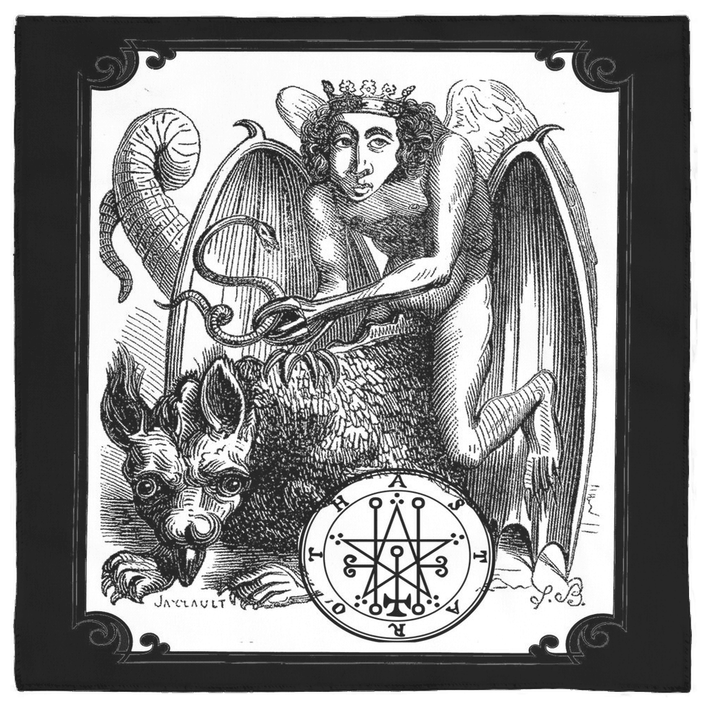 Demon Altar Cloth - Astaroth, Duke of Hell - The Luciferian Apotheca 