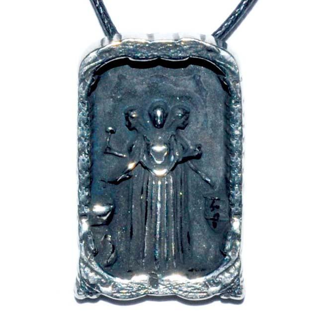 Triple Hecate/Brigid Pewter Pendant - The Luciferian Apotheca 