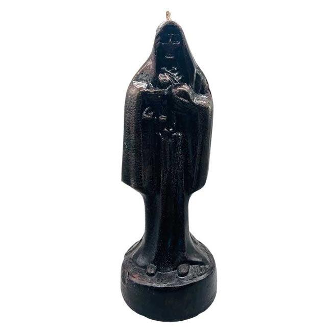 Holy Death 10" Black or Red Candle - The Luciferian Apotheca 