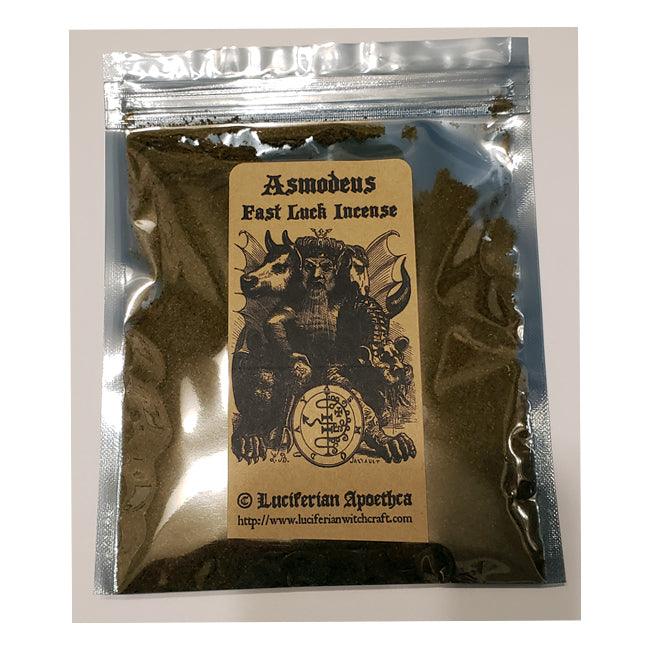 Asmodeus Fast Luck Incense Packet - The Luciferian Apotheca 