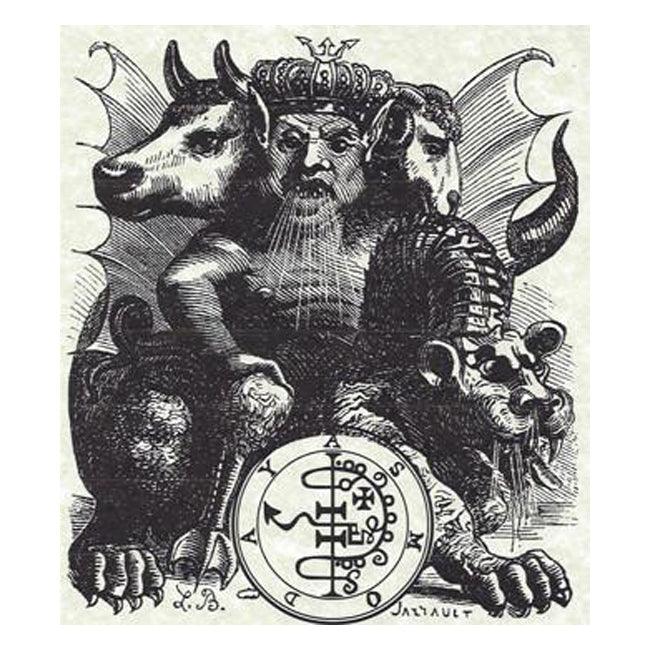 Asmodeus Goetia Grimoire 8 x 11 Poster with sleeve - The Luciferian Apotheca