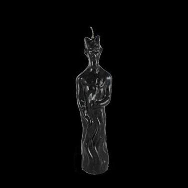 Devil Wax Figure / Candle / Poppet in Black - The Luciferian Apotheca