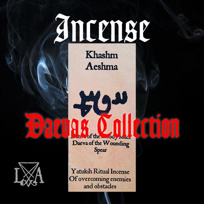 Daevas Incense - Ahriman, Akoman, Aeshma, Savar, Indra, Taprev, Zairich, Naikiyas