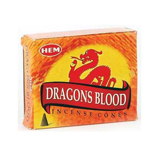 Hem Dragon's Blood cone incense 10 pack - The Luciferian Apotheca
