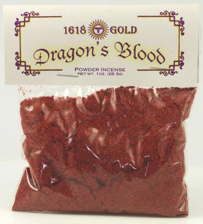 Dragon's Blood Powder Incense 1oz - The Luciferian Apotheca 