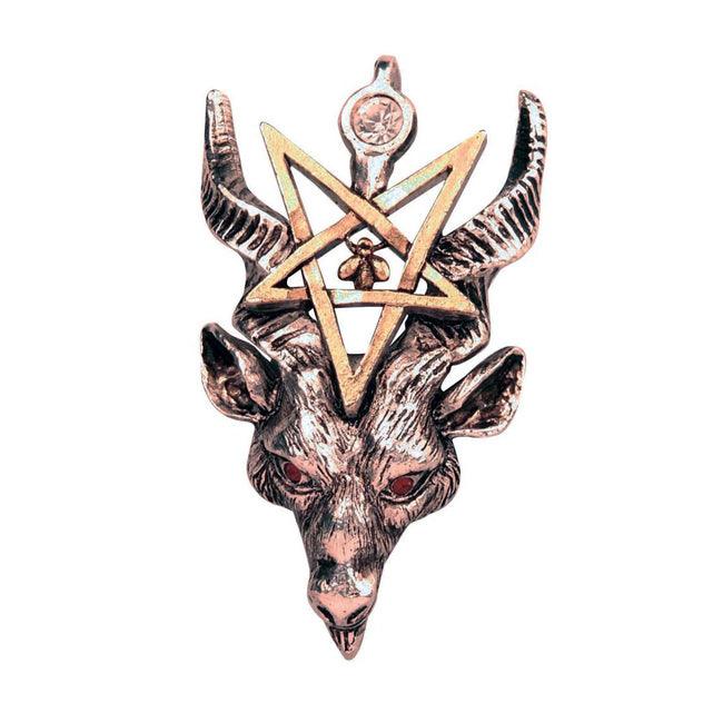 The Infernal Baphomet of Light and Darkness Pendant - The Luciferian Apotheca 