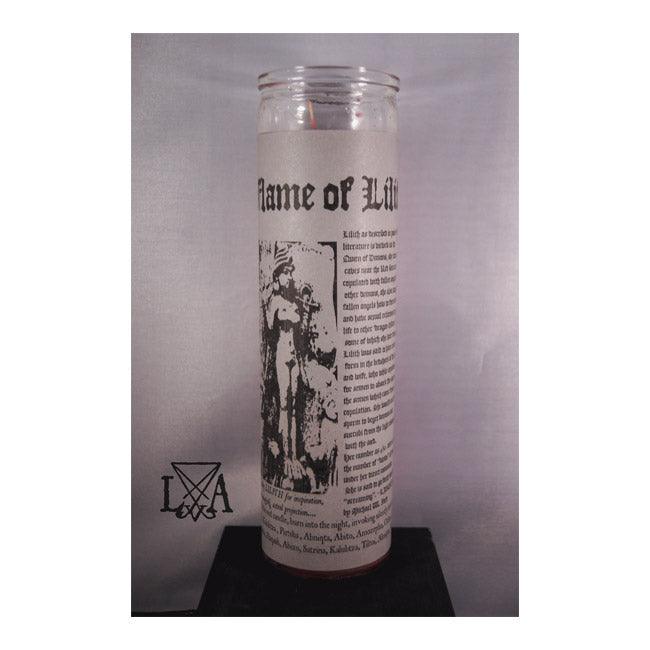 Lilith: Inspire Lust/Sexual Instinct Glass Spell Candle - The Luciferian Apotheca 