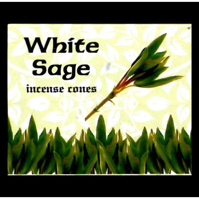 White Sage Kamini cone 10 pack - The Luciferian Apotheca