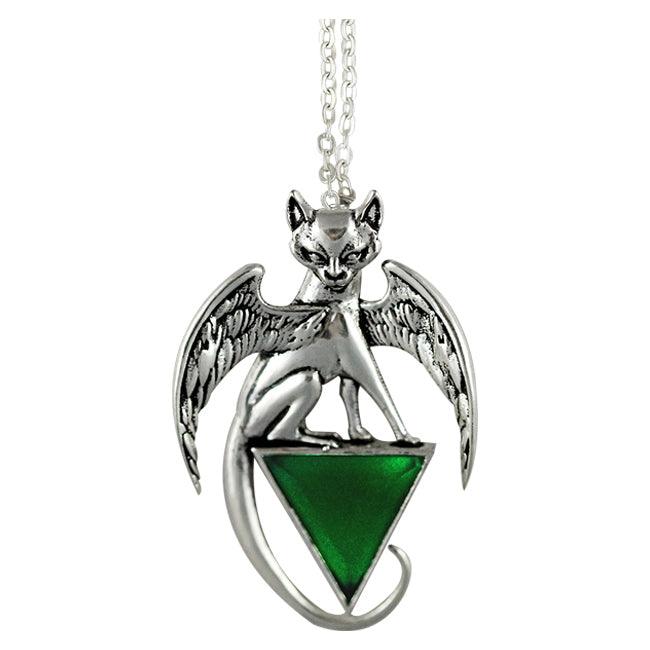 Demonic Feline for Strength Pendant - The Luciferian Apotheca