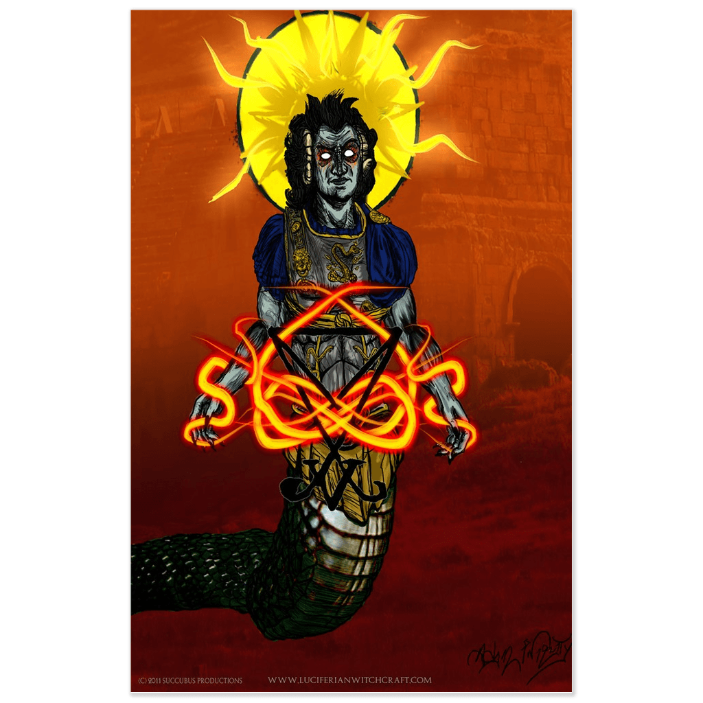 Lucifer (Goetia of Shadows) Poster - The Luciferian Apotheca