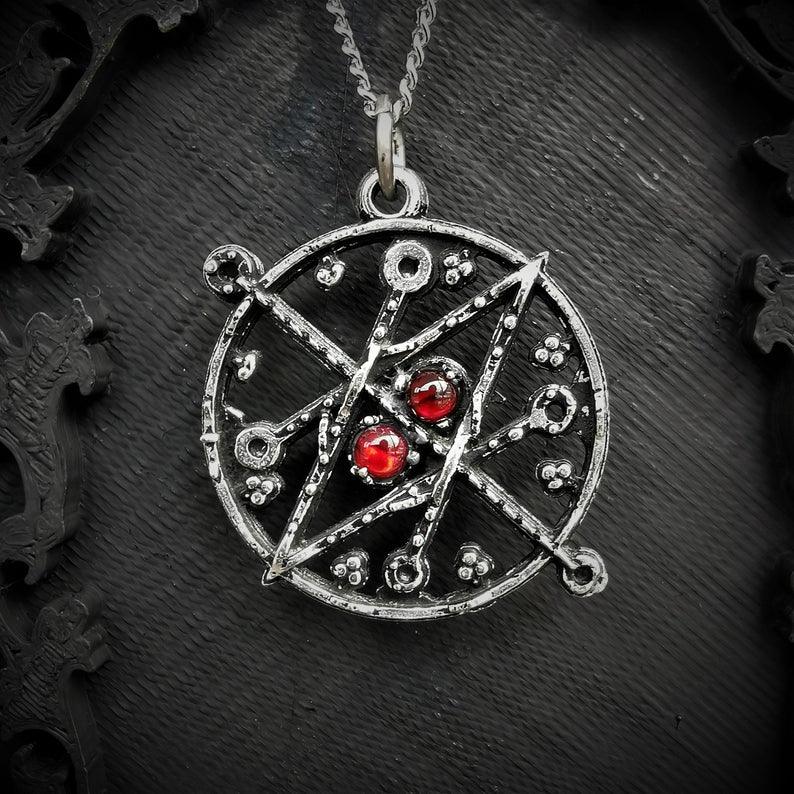 Sigil of Azazel Saturn Pendant