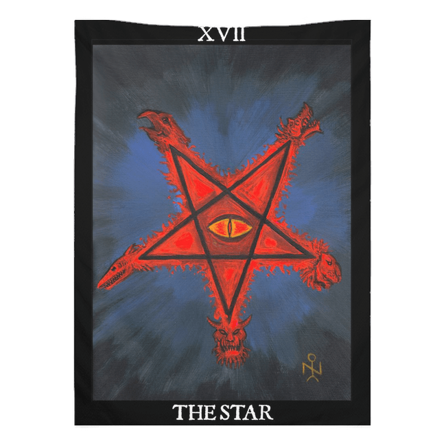 The Star AHRIMAN Luciferian Tarot Tapestries – The Luciferian Apotheca