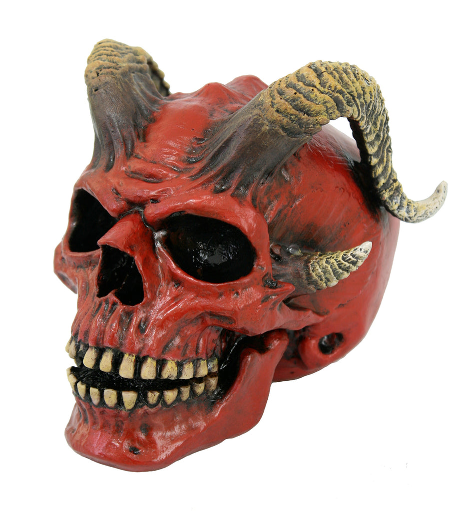 Horned Demon Skull | Dark Elegance for Your Ritual Space