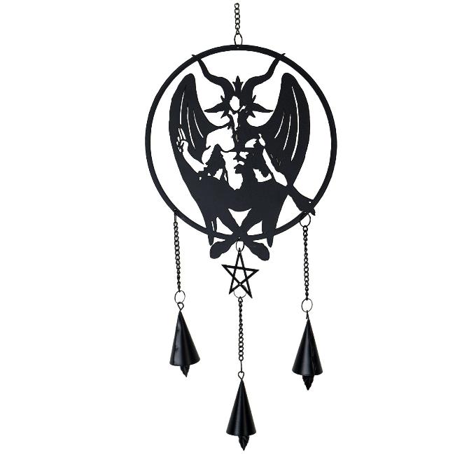 Baphomet Hanging Decoration | Mystical Metal Wall Hanging