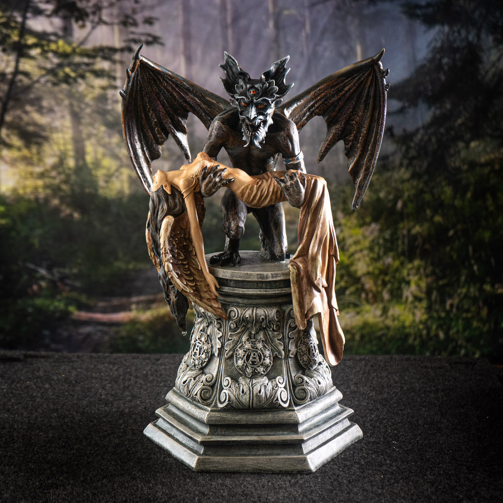 Demonic Fallen Angel (Saturn's Reprieve) Statue | Embrace the Dark Divine