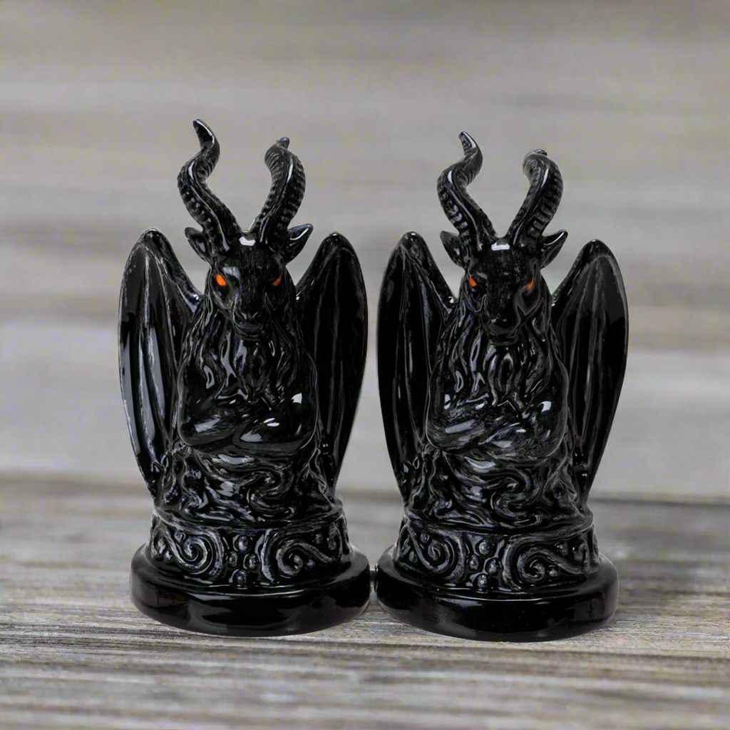 Baphomet Salt and Pepper Shakers | Add a Touch of Occult Charm to Your Table