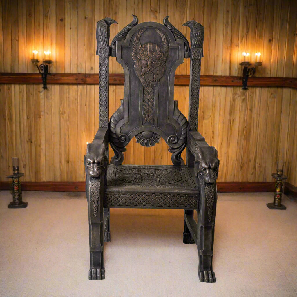 Odin's Throne (Hliðskjálf) Chair | Seat of Divine Wisdom – The Luciferian  Apotheca, image size:1024x1024