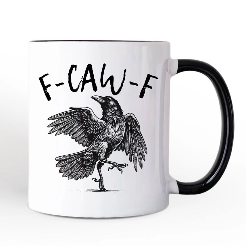Gothic Raven F-Caw-F Coffee Mug