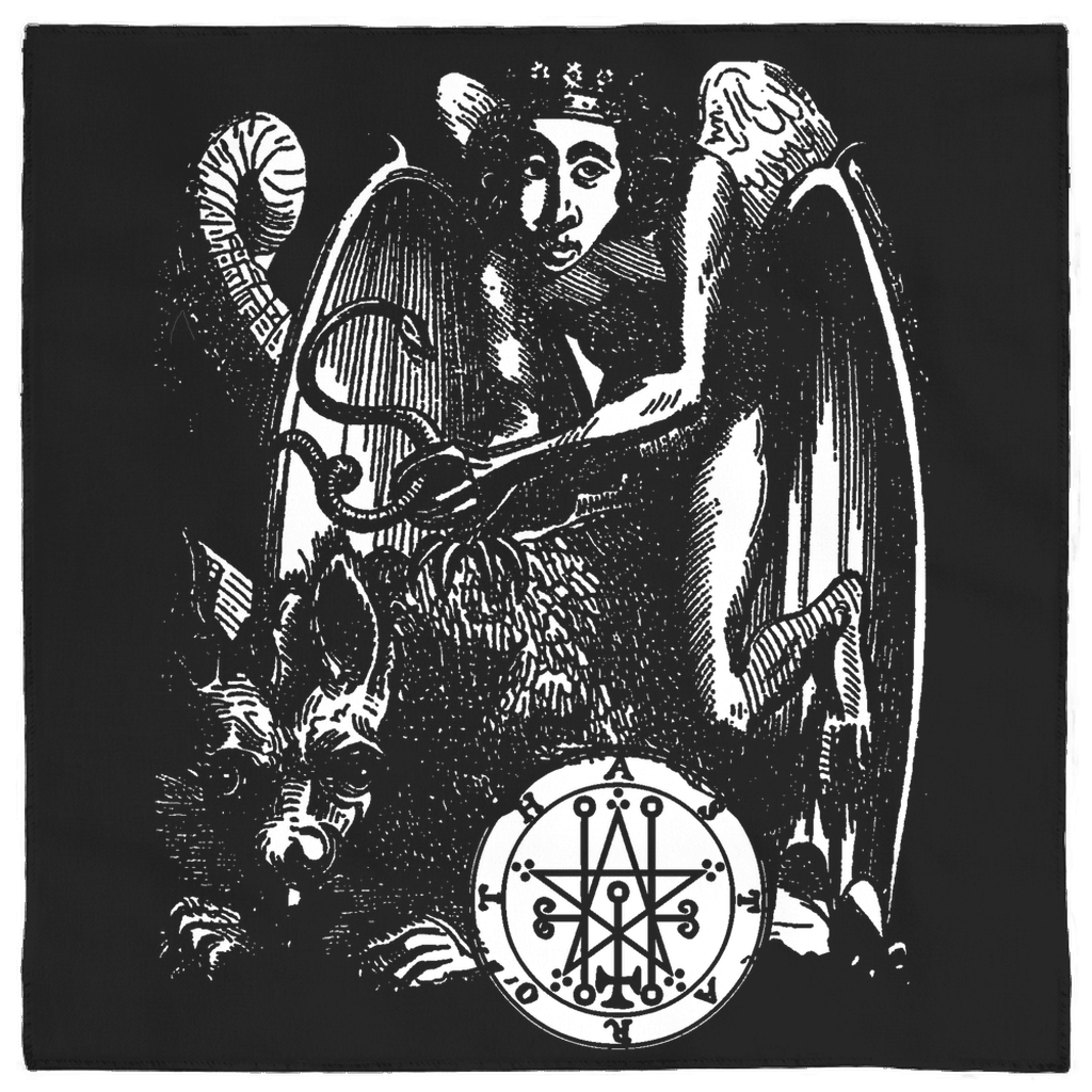 Goetia Altar Cloth - Astaroth Duke of Hell - The Luciferian Apotheca 