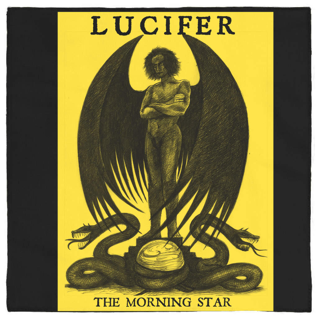 LUCIFERIAN ALTAR CLOTH - LUCIFER THE MORNING STAR - The Luciferian Apotheca 