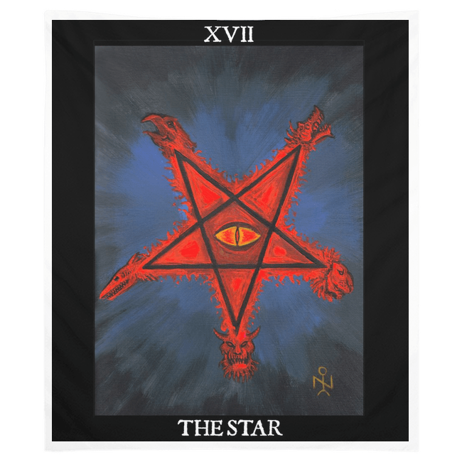 The Star AHRIMAN Luciferian Tarot Tapestries – The Luciferian Apotheca