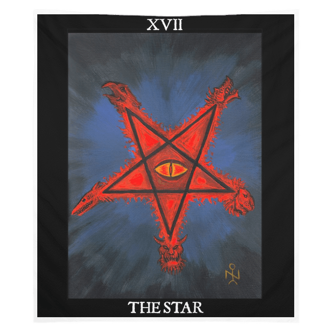 The Star AHRIMAN Luciferian Tarot Tapestries – The Luciferian Apotheca