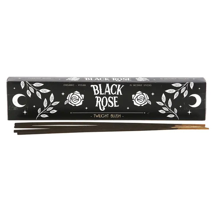 Pack of 15 Black Rose Twilight Blush Incense Sticks