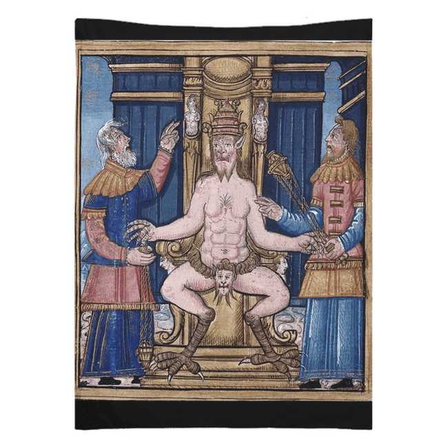 The Devil Holding Court Tapestries - The Luciferian Apotheca 