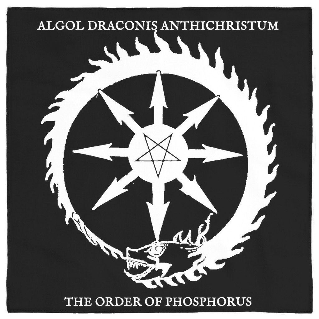 Luciferian Altar Cloth - The Order of Phosphorus - Algol Draconis Anthichristum - The Luciferian Apotheca 