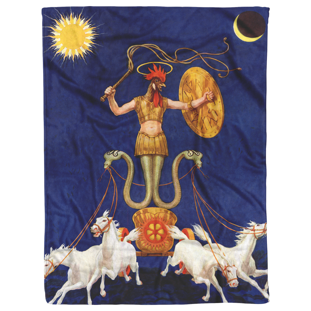 Abraxas_Gnostic_Deity_Fleece_Blanket_V_Blanket_AS_Flat_Mockup.png