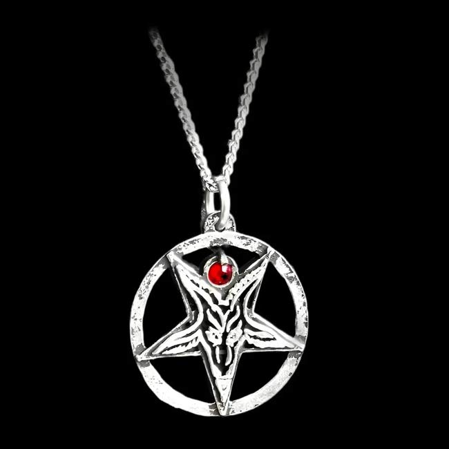 Berkaial's Wraith Necklace w/ Red Swarovski Crystals