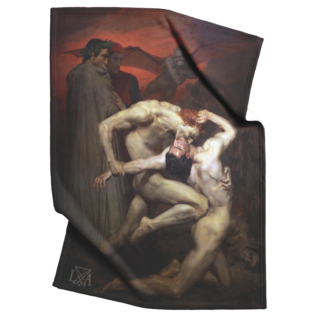 Dante & Virgil (in Hell) Fleece and Sherpa Blankets