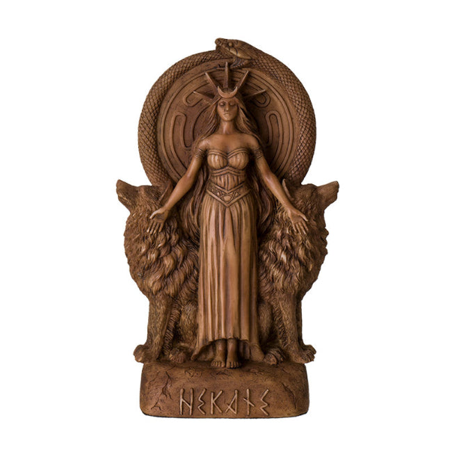 Hecate Goddess of Heaven, Earth, & Underworld Statue