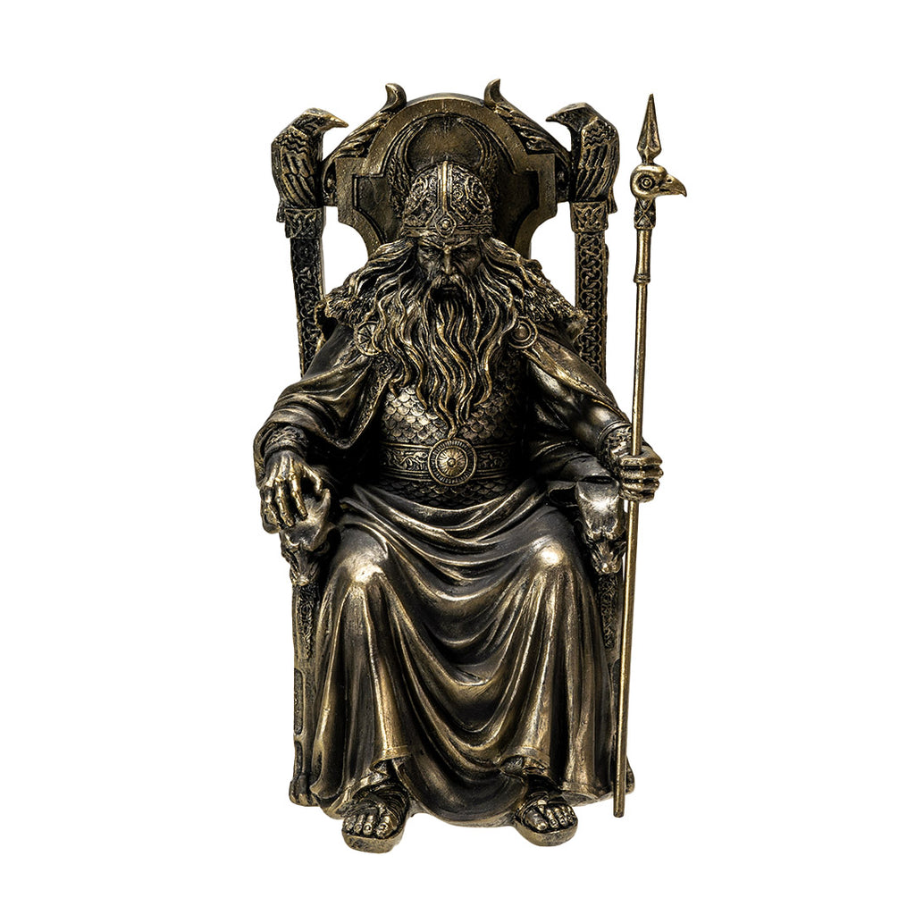 Odin upon the Throne of Hlidskjalf Statue
