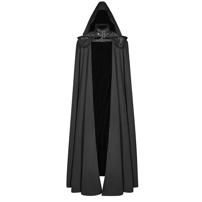 Priest of Hell Black Hooded Cloak | Sinister Cloak for Rituals & Ceremonies