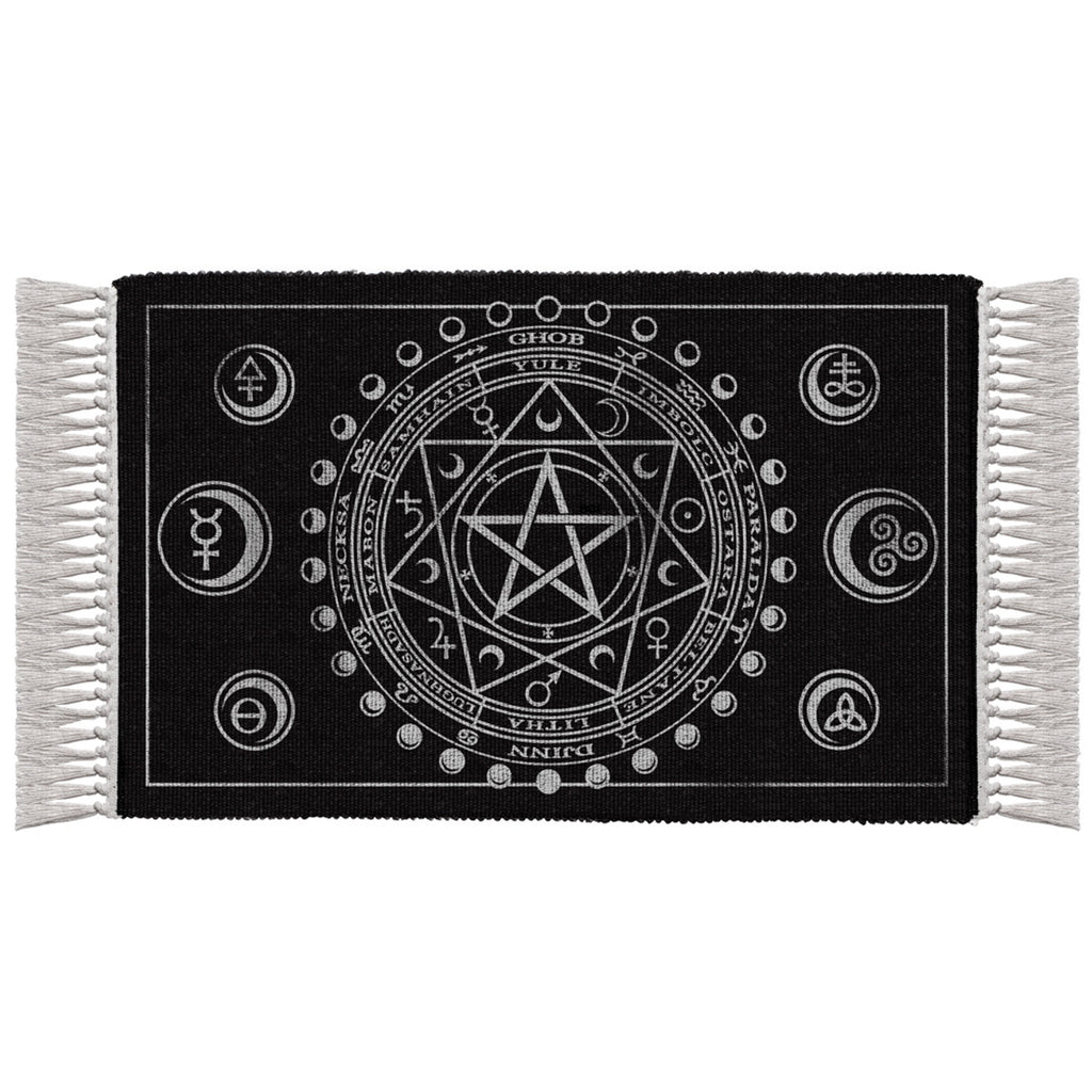 Magick Ritual Circle Carpet Rug