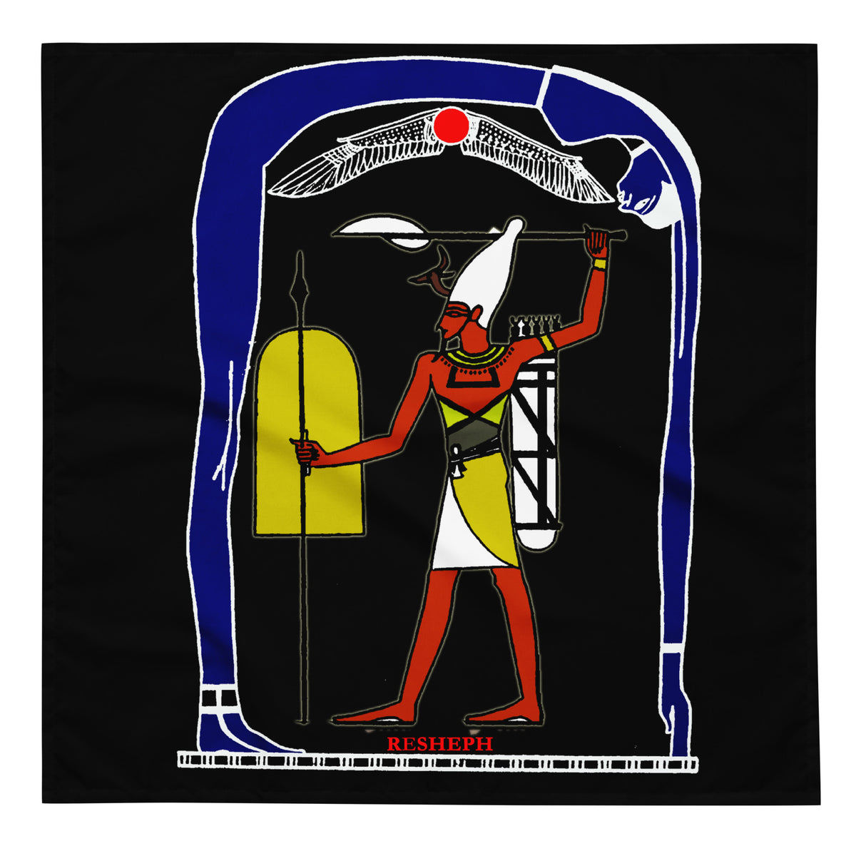 Egyptian Altar Cloth - Resheph God of War, Pestilence, and Healing ...