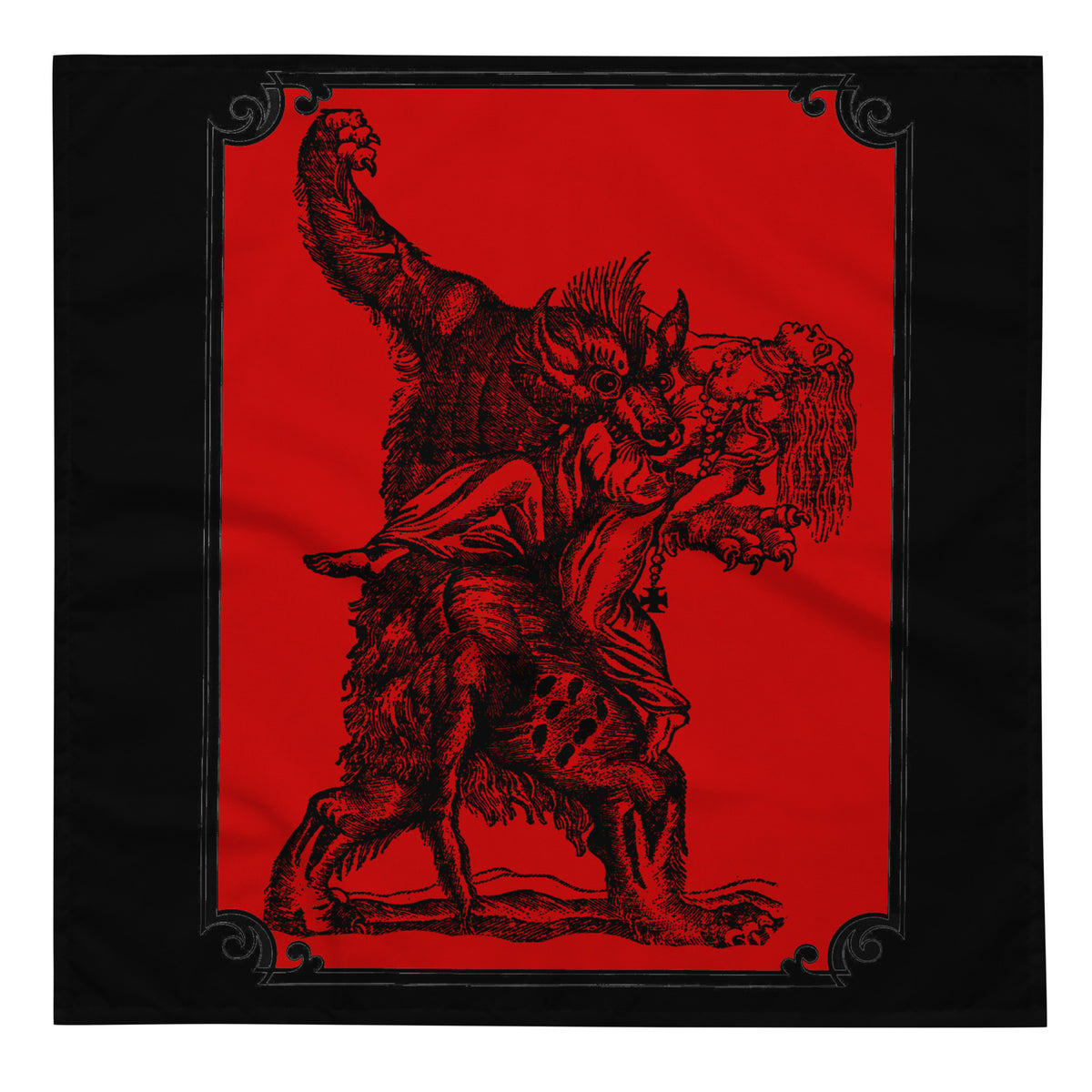 Lycanthropy Altar Cloth - The Werewolves Embrace – The Luciferian Apotheca