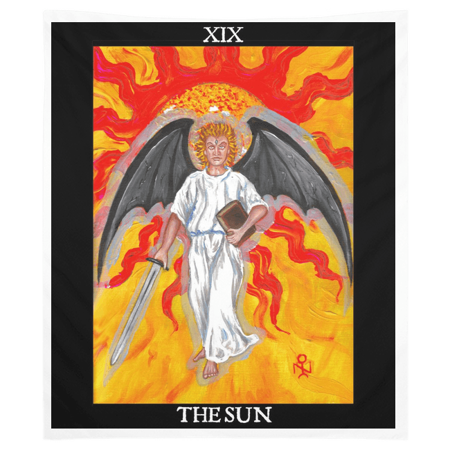 The Sun Lucifer (Satan) Luciferian Tarot Tapestries – The Luciferian ...