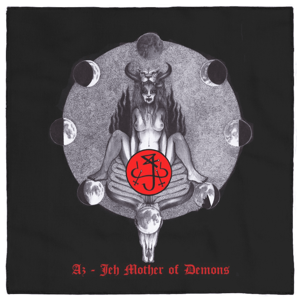 Daeva Altar Cloth - Az 'Jeh' the Mother of Demons - The Luciferian Apotheca 
