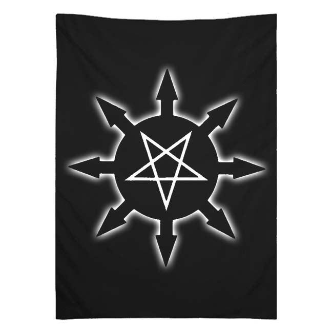 Algol 'Eclipse' Luciferian Black Magick Star Tapestries - The Luciferian Apotheca 