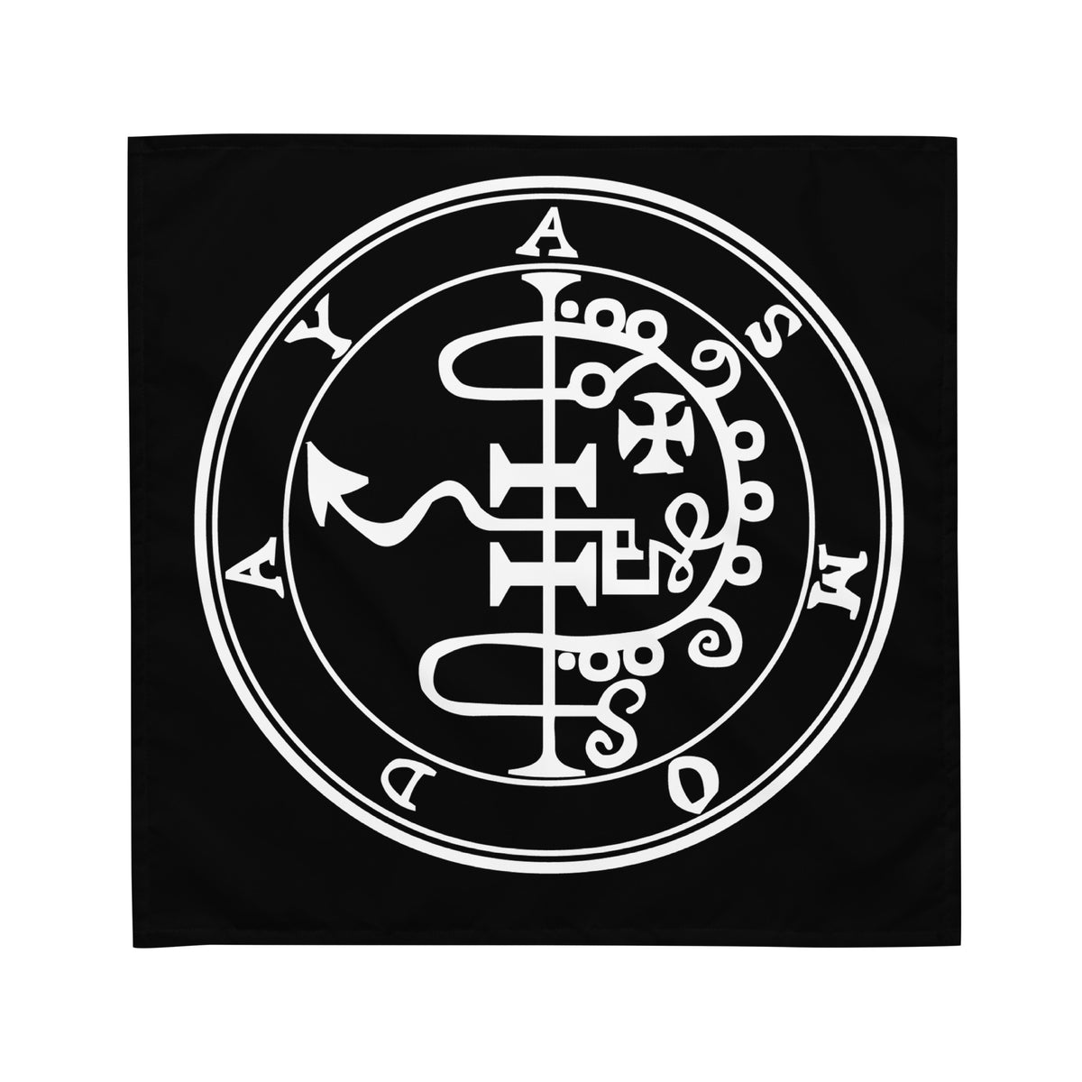 Demon Altar Cloth - Asmodeus (Asmoday) Sigil – The Luciferian Apotheca