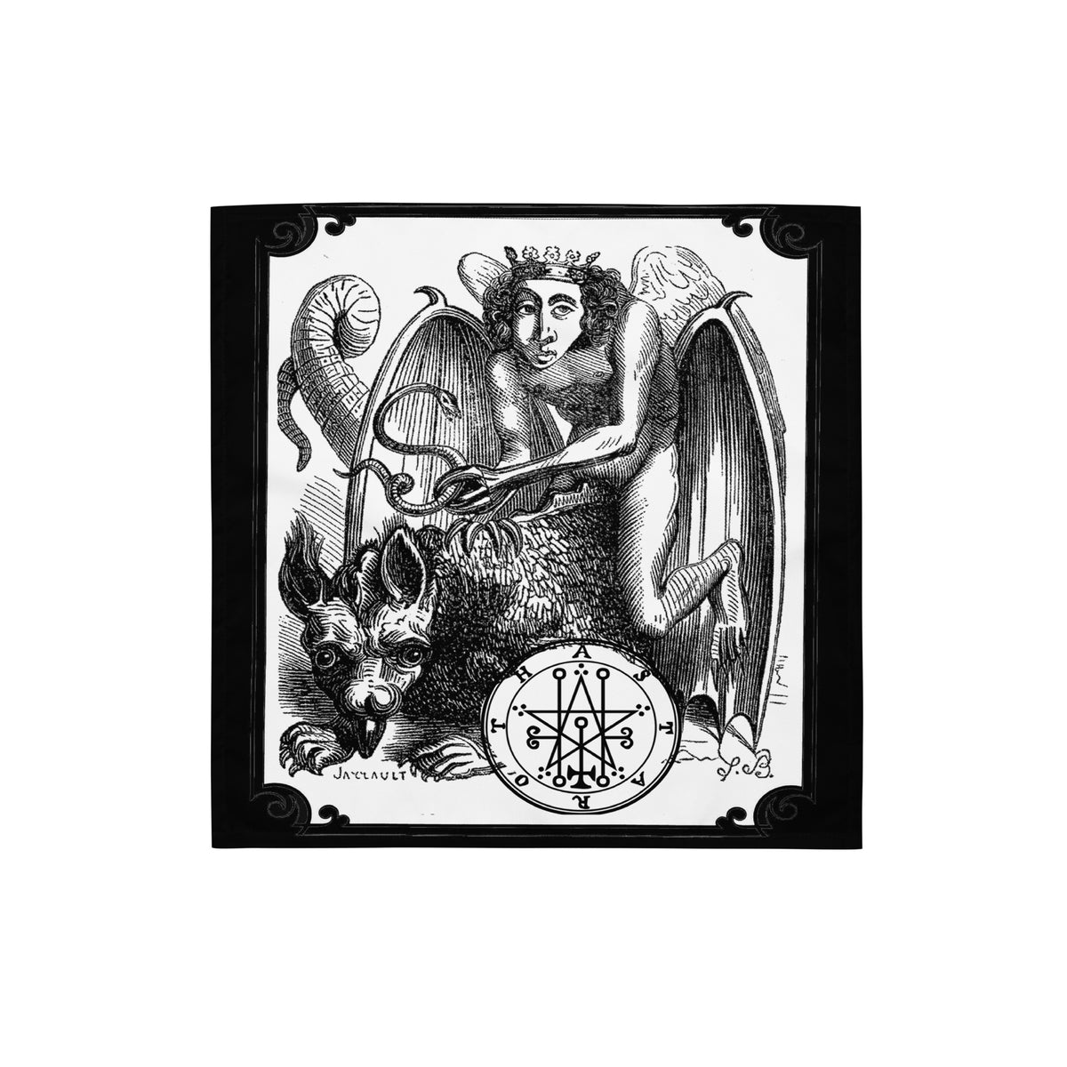 Demon Altar Cloth - Astaroth, Duke of Hell Goetia – The Luciferian Apotheca