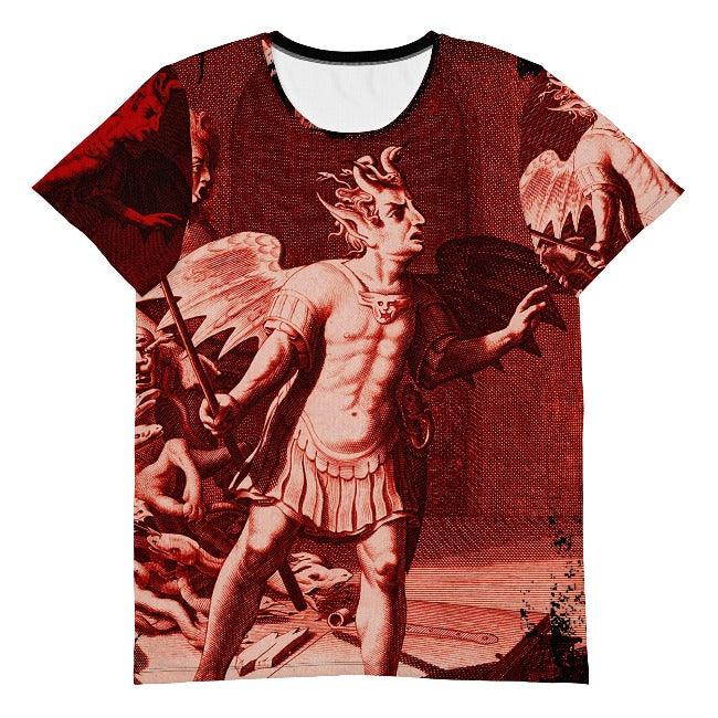 LUCIFER Heavy l Chainsaw Tシャツ　CD METALUCIFER Heavy Metal Chainsaw Officialucifer T-Shirt ◇T-SHIRT