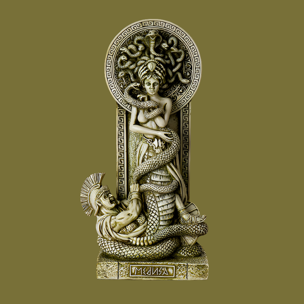 Medusa (Obizuth / Abyzou) Gorgon Serpent Daemoness Statue