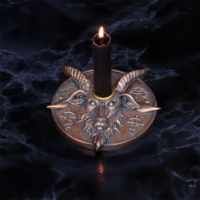 Baphomet Candle and Cone Incense Burner
