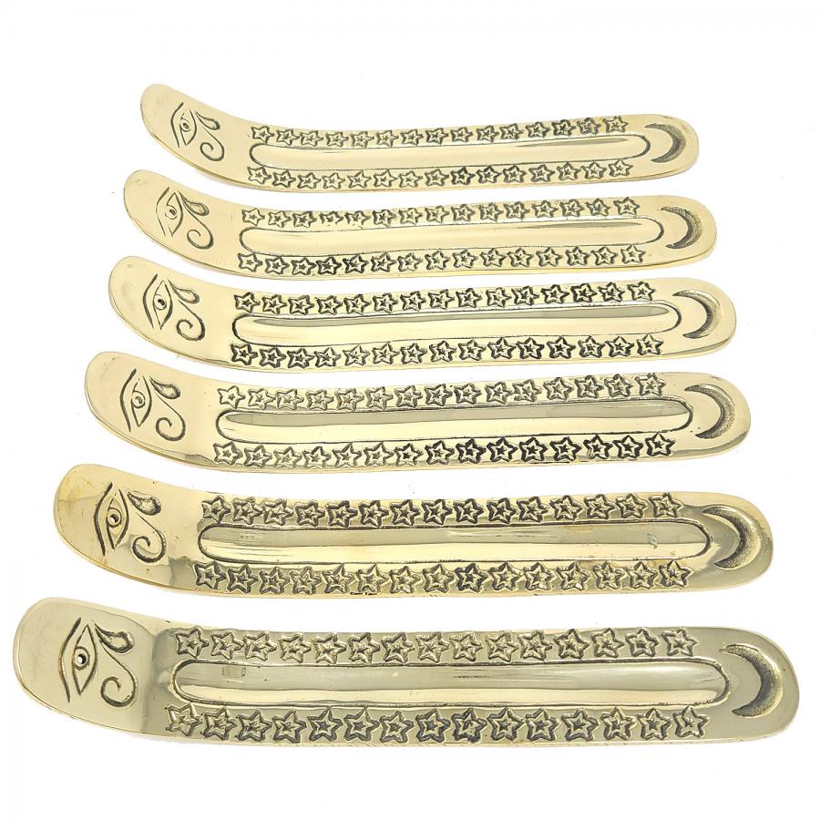 Eye of Horus Brass Incense Stick Burner