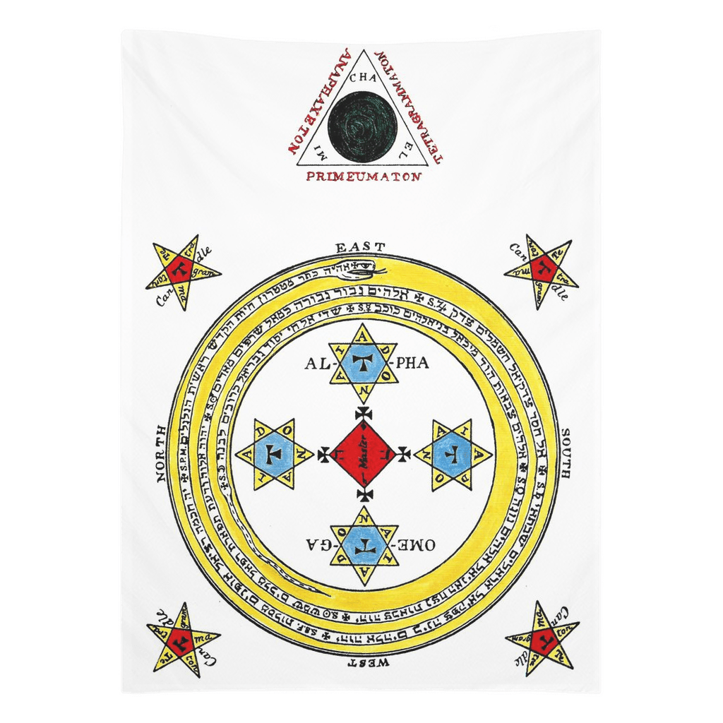 The Magical Circle of King Solomon (Goetia) Tapestries - The Luciferian Apotheca 