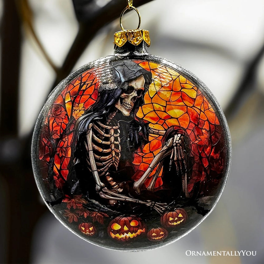 Death & the Raven Yule Tree Ornament