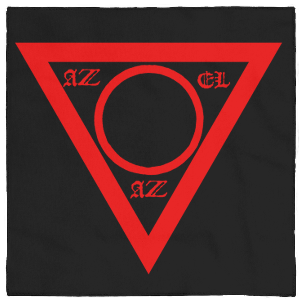 Luciferian Magick Altar Cloth - Red Evocation Circle of Azazel